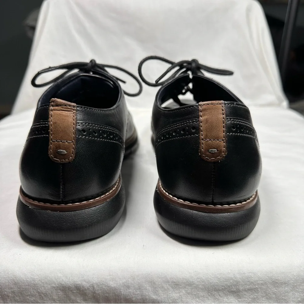 Johnston‎ & Murphy Black Leather Oxfords